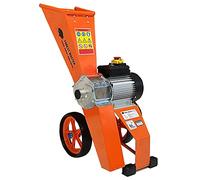 Forest Master FM4DDE-MUL Broyeur de Jardin Électrique 4CV - Déchiqueteuse à Bois et Végétaux - Coupe Branches Jusqu’à 50 mm - Léger, Compact - Goulotte Réglable - Conception Britannique