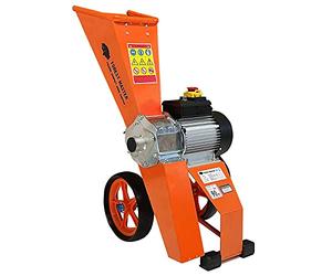 Forest Master FM4DDE-MUL Broyeur de Jardin Électrique 4CV - Déchiqueteuse à Bois et Végétaux - Coupe Branches Jusqu’à 50 mm - Léger, Compact - Goulotte Réglable - Conception Britannique