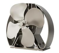 Forest Master, Viking Advanced Ventilateur de poêle - Puissant design à 4 pales pour une circulation de la chaleur respectueuse de l'environnement dans les poêles à bois et les cheminées