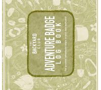 Forest Moss Green - Adventure Badge Log Book - The BackYard Club