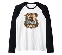 Forest Patrol Ours Ranger Wildlife Outdoor Camper Camping Manche Raglan
