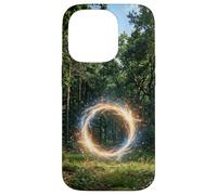 Forest Portal Fantasy Scène Cachée Realm Mystère Graphique Coque pour iPhone 14 Pro