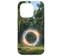 Forest Portal Fantasy Scène Cachée Realm Mystère Graphique Coque pour iPhone 15 Pro