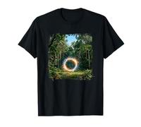 Forest Portal Fantasy Scène Cachée Realm Mystère Graphique T-Shirt