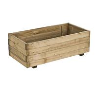 FOREST STYLE 411 - Jardinière en Bois rectangulaire 63L.