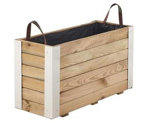 Forest Style Bac à Fleurs pour Plantes Montantes - (80 × 30 × H43,5 cm / 72 L) - Bambou