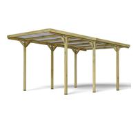 Carport simple en bois autoclave Cerland Jean 15,6 m²