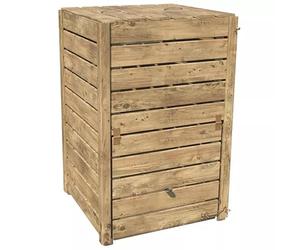 Forest Style Composteur en Bois traité 350L Converto - 101 x 62 x 65 cm - 350L - Cerland