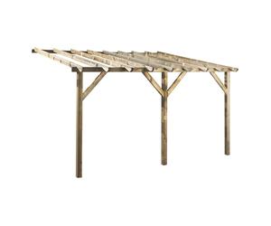 Forest Style Tonnelle en Bois 251 x 300 x 400 cm Etreta 12 m² - Cerland