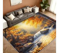 Forest Tapis 100x150cm, Autumn Forest Tapis for Living Room