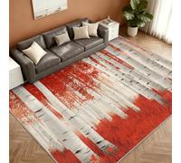 Forest Tapis 200x290cm, Birch Trees Tapis for Living Room