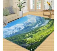 Forest Tapis 240x300cm, Mountain Forest Tapis for Living Room