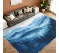 Forest Tapis 240x300cm, Mountain Forest Tapis for Living Room