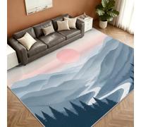 Forest Tapis 80x120cm, Mountain Forest Tapis for Bedroom