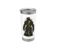 Forest Titan Dark Fantasy Naturecore Amateur de créatures mystiques Gobelet isotherme en acier inoxydable double paroi
