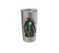 Forest Titan Dark Fantasy Naturecore Amateur de créatures mystiques Gobelet isotherme en acier inoxydable double paroi