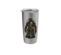 Forest Titan Dark Fantasy Naturecore Amateur de créatures mystiques Gobelet isotherme en acier inoxydable double paroi