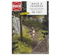 Busch Model Modélisme ferroviaire BUE7527 Sentier de forêt UV