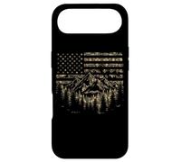 Forest Tree Wildlife Nature Outdoor Camo American USA Flag Coque pour iPhone Air