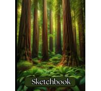 Forest Trees Sketchbook: Personal Artist Book for Drawing Sketching Doodling | Kids Teens Adults Appropriate