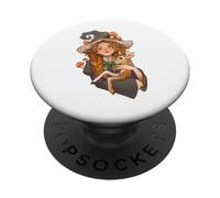 Forest Witch Cottagecore Cerf Familiar Champignon Magic Vibes PopSockets PopGrip Adhésif