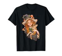 Forest Witch Cottagecore Cerf Familiar Champignon Magic Vibes T-Shirt