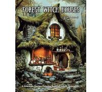 Forest Witch Houses: A Grayscale Fantasy Coloring Book for Adults' Relaxation: 45 illustrations of enchanted cottages | wooden houses | stone castles ... | fantasy homes for adults stress relief