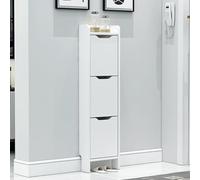 forestalk Armoire de Selle Blanche de Serrage de Serrage de Serrage sans Serrage sans Fin de Serrage avec Un comptoir spacieux pour Le Salon Salle de séjour Conception d'économie de Bord Durable E1