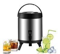 forestalk Distributeur de boissons froides, refroidisseur d'eau isotherme portable, pichet de boisson glacée étanche pour voyage en plein air, camping, pique-nique, plage