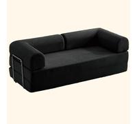forestalk Loveseat Sofa Bed Corduroy Sleeper Foldable Matelas Compact canapé avec accoudoirs pour Petits espaces Chambre à Coucher Salle à Manger 59 Pouces