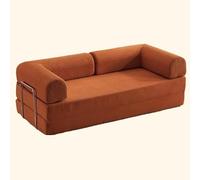 forestalk Loveseat Sofa Bed Corduroy Sleeper Foldable Matelas Compact canapé avec accoudoirs pour Petits espaces Chambre à Coucher Salle à Manger 59 Pouces