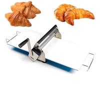 forestalk Machine manuelle en acier inoxydable avec grande planche de 99,1 x 39,4 cm - Épaisseur réglable de 0,5 à 27 mm, rouleau à pâtisserie pliable commercial pour boulangerie, pizza, croissant