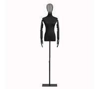 forestalk Mannequin de tailleur - Support de torse réglable en hauteur - Demi-longueur de buste - Modèle pour présentation de vêtements et robe de mariée - Idéal pour vitrines de magasin et couture