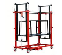 forestalk Plate-Forme d'échafaudage électrique Mobile, capacité de Charge de 500kg, Ascenseur à télécommande, Tour en Acier Pliable avec Roues pour Une Utilisation extérieure intérieure, Hauteur à 6m