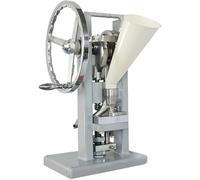 forestalk Presse manuelle pour tablette, épaisseur réglable 0-6 mm, sortie 0-2000 comprimés/heure, idéale pour une utilisation en laboratoire, pression de 15 000 Pa