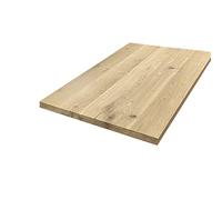FORESTEA Plateau chêne Massif Pleines Lames 1200 x 800 x 25 mm FSC Mixte