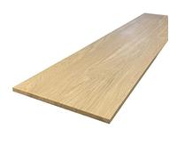 FORESTEA Tablette chêne Massif Pleines Lames 1200 x 400 x 20 mm FSC Mixte