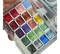 Forestey Ensemble de Peinture Aquarelle Métallisée Changeante et Scintillante pour Adultes