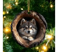 Forests Animal Hanging Decorations 2025-2D Acrylique Animal Christmas Ornements, Idées De Cadeaux Personnalisés pour La Ferme Hiver