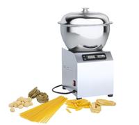 ForestWhisks Pétrin Pizza Pétrisseuse avec Minuterie 30 Min 8KG | Robot Pétrin Double Rotation, Rotation Avant Arrière, Couvercle Visible, Nettoyage Facile pour Pizzeria & Restaurant