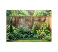 Forêt | 2,7 x 1,8 m Décoration Légère Avec Une Impression - Bannière Arrière-plan Jardin,Pour Pelouse Jardin Parc Bureau Mur Cabine Photographique Fête Anniversaire Réunion Familiale