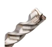 Foret à béton 1 pièce SDS+ Plus Booster Foret cruciforme à grande vitesse en acier au carbure en métal massif pour le perçage renforcé du béton, de la pierre de silicate (10 mm x 210 mm)