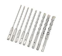 Foret à béton à quatre bords dentelés à tige 1/4 en acier haute dureté pour brique et alliage