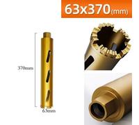 Foret à béton M22 370 mm pour une utilisation professionnelle dans les aéroports, les balustrades et la construction (63 mm)