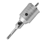 Foret à Beton Scie Cloche Kit de Trépan Béton SDS Plus 55MM Scie Murale | Couronne Carotteuse Carbure pour Ciment Brique Mur