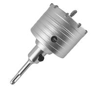 Foret à Beton Scie Cloche Kit de Trépan Béton SDS Plus Carotteuse 80MM | Couronne Scie Murale Carbure pour Mur Ciment Brique