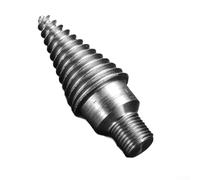 Foret à bois de chauffage en acier à haute teneur en carbone pour fendre les bûches, outil de fendage électrique robuste carré/rond/SDS-Max pour bois de pin, (tête de forage)