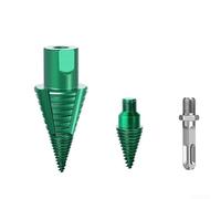 Foret à bois pour forets SDS et à tige carrée avec tête à changement rapide et design amovible pour améliorer l'efficacité sur les bûches dures (carré avec tête)