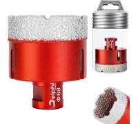 Foret à carrelage diamanté 68mm foret à porcelaine 68mm pour meuleuse d'angle M 14 carrelage outillage haute qualité foret diamanté pour carrelage dur set de scie cloche couronne de forage 68mm scie c