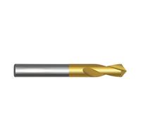 Foret à Centrer Type A Hélicoïdal 16.0mm Acier Inoxydable Double | Double extrémité réversible et alésage central pour évacuation des copeaux sur acier inoxydable